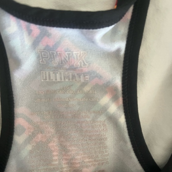 VS Pink Vrand Rainbow Sports Bra - Picture 2 of 4